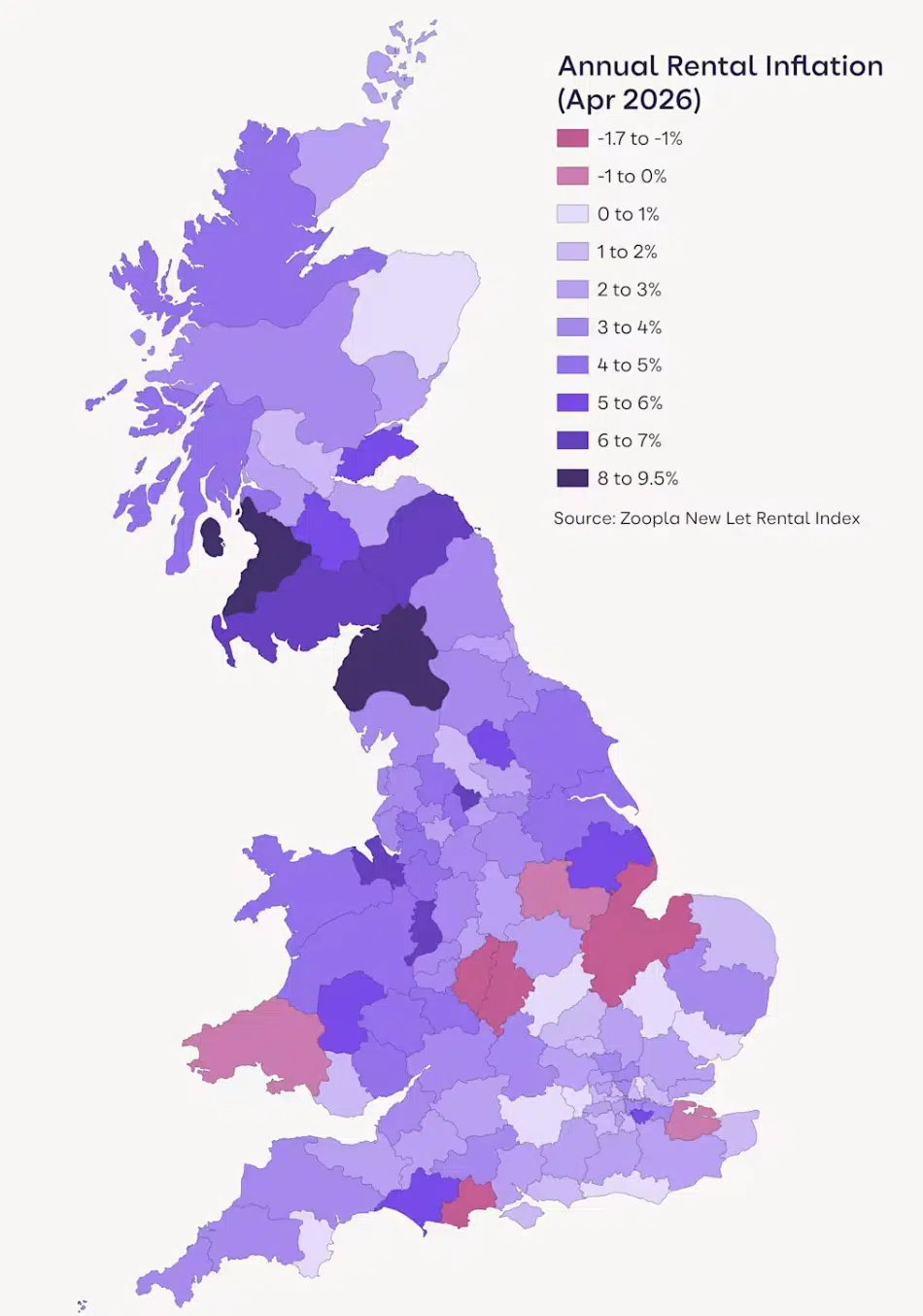 Zoopla Rental Index June 2026